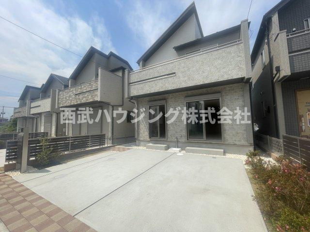 【仲介手数料無料】所沢市東狭山ケ丘全７棟４号棟　所沢市の新築なら西武ハウジングの前面道路含む現地写真