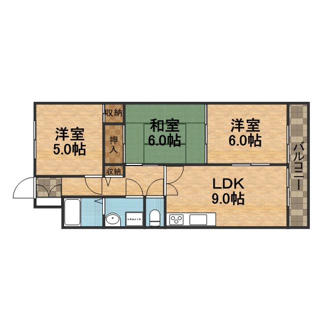 アメニティマンションⅡの間取り