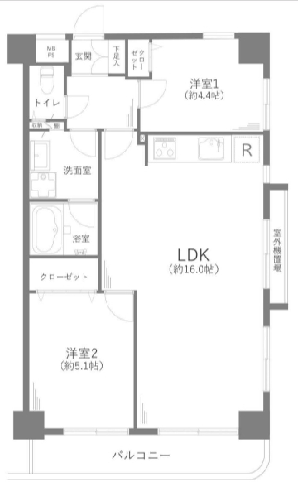 ドムール江古田の間取り
