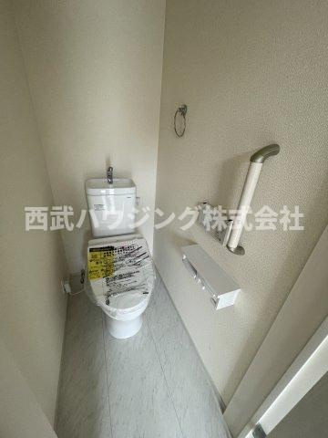 【仲介手数料無料】所沢市東狭山ケ丘全７棟５号棟　所沢市の新築なら西武ハウジングのトイレ