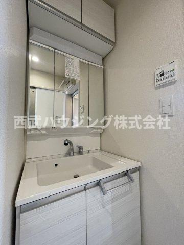 【仲介手数料無料】所沢市東狭山ケ丘全７棟５号棟　所沢市の新築なら西武ハウジングの独立洗面台