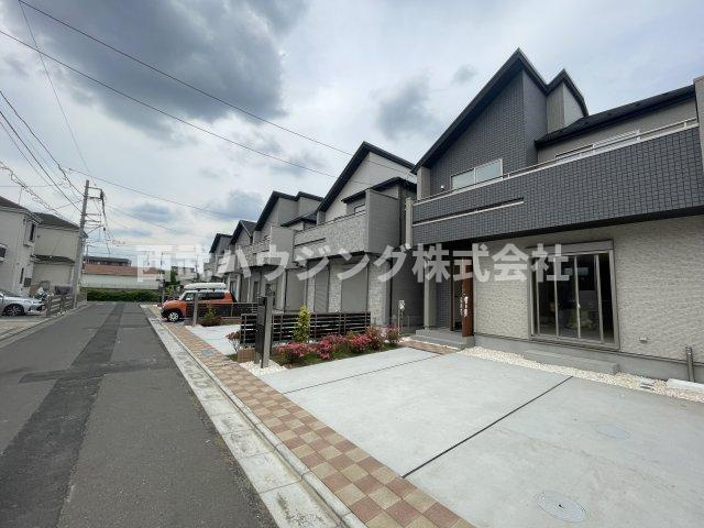 【仲介手数料無料】所沢市東狭山ケ丘全７棟５号棟　所沢市の新築なら西武ハウジングの前面道路含む現地写真