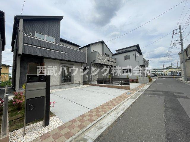 【仲介手数料無料】所沢市東狭山ケ丘全７棟５号棟　所沢市の新築なら西武ハウジングの前面道路含む現地写真