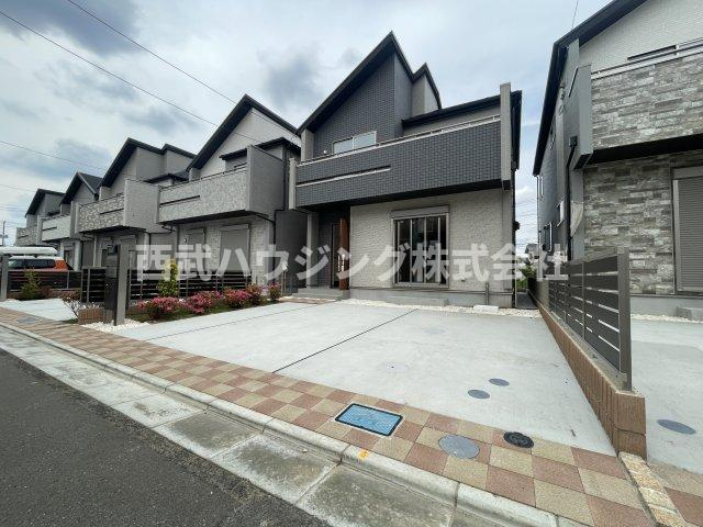 【仲介手数料無料】所沢市東狭山ケ丘全７棟５号棟　所沢市の新築なら西武ハウジングの前面道路含む現地写真