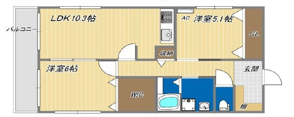 NET-K江井島の間取り