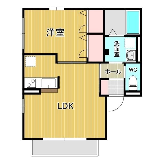 ノエル若林Ｂ棟の間取り