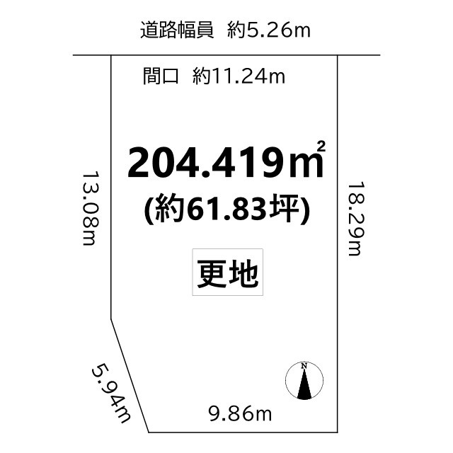 小山西大野町 土地の土地図
