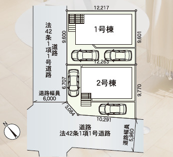 【区画図】 | クレイドルガーデン石巻市新境町　第1