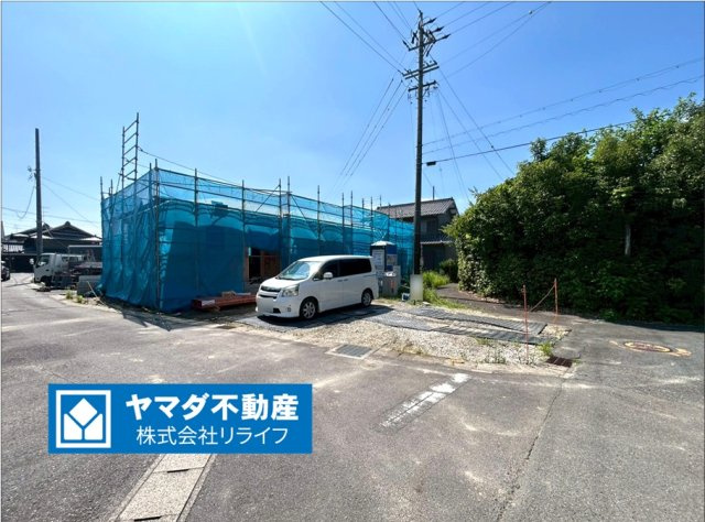 ハートフルタウン　一宮市北方町北方81番　全2区画分譲の外観|「現地（2026年7月9日）撮影」　
■外観写真　
■ヤマダ不動産　株式会社リライフ　