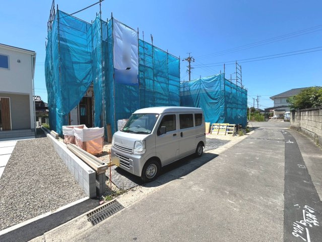 ハートフルタウン　一宮市北方町北方81番　全2区画分譲の前面道路含む現地写真|「現地（2026年7月9日）撮影」　
■前面道路　
■ヤマダ不動産　株式会社リライフ