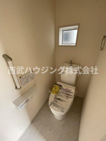 【仲介手数料無料】所沢市東狭山ケ丘全７棟６号棟　所沢市の新築なら西武ハウジングのトイレ
