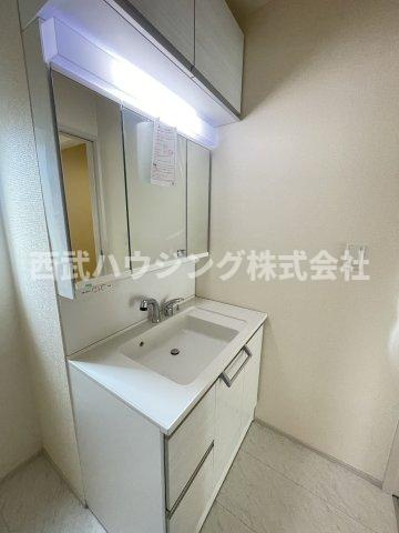 【仲介手数料無料】所沢市東狭山ケ丘全７棟６号棟　所沢市の新築なら西武ハウジングの独立洗面台