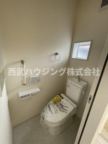 【仲介手数料無料】所沢市東狭山ケ丘全７棟６号棟　所沢市の新築なら西武ハウジングのトイレ
