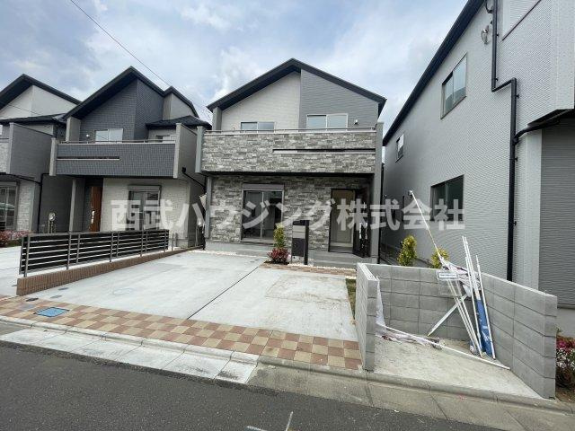 【仲介手数料無料】所沢市東狭山ケ丘全７棟６号棟　所沢市の新築なら西武ハウジングの前面道路含む現地写真