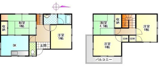 【間取り】 | 大和高田市蔵之宮町中古戸建