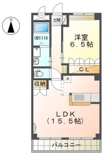 【間取り】 | ミロワール赤坪【名古屋市賃貸・対面キッチン】