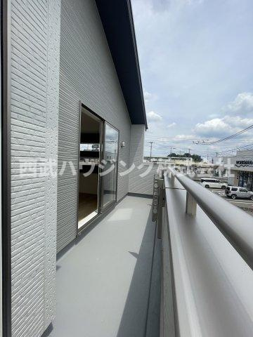 【仲介手数料無料】所沢市東狭山ケ丘全７棟７号棟　所沢市の新築なら西武ハウジングのバルコニー