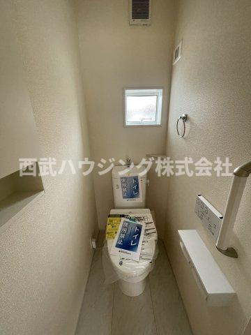 【仲介手数料無料】所沢市東狭山ケ丘全７棟７号棟　所沢市の新築なら西武ハウジングのトイレ