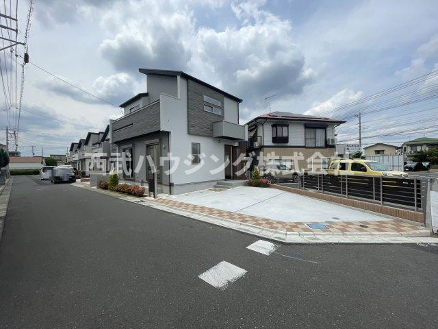 【仲介手数料無料】所沢市東狭山ケ丘全７棟７号棟　所沢市の新築なら西武ハウジングの前面道路含む現地写真