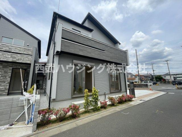 【仲介手数料無料】所沢市東狭山ケ丘全７棟７号棟　所沢市の新築なら西武ハウジングの前面道路含む現地写真
