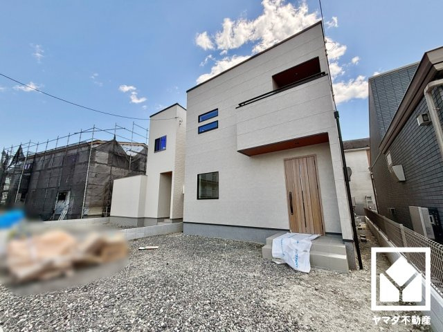 大津市雄琴５丁目　２号地の前面道路含む現地写真