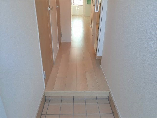 ヴィセオβの玄関|明るい玄関です
