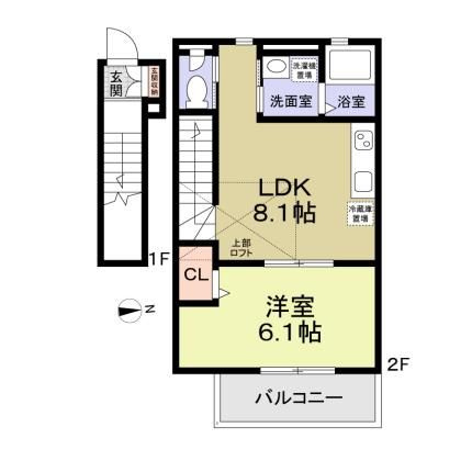 ｄｅｕｘ　ｐａｒｔｅの間取り