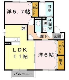 サンセールNの間取り