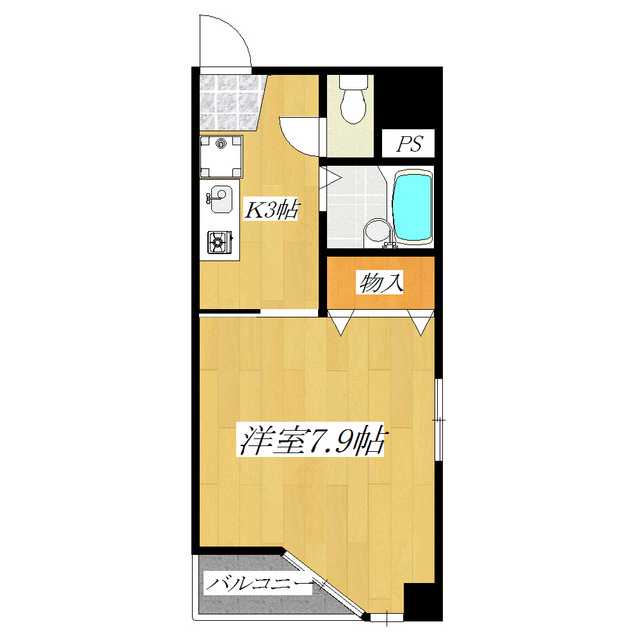 ジョワメゾン田端の間取り|2面採光の角部屋！明るく広いお部屋が魅力♪