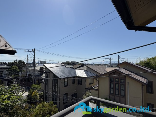 藤沢市鵠沼藤が谷三丁目一戸建ての展望|天候によりますが、大山・富士山方面を遠望