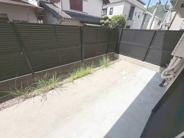 リゾ宝塚の庭|お庭の付いた物件です