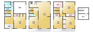 【間取り】 | 高槻市淀の原町　中古戸建