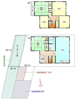【間取り】 | 北葛城郡河合町大字西穴闇中古戸建
