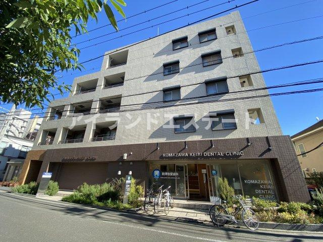 WISTERIA KOMAZAWA　床暖房　免震構造　駅近　バイク置場の外観