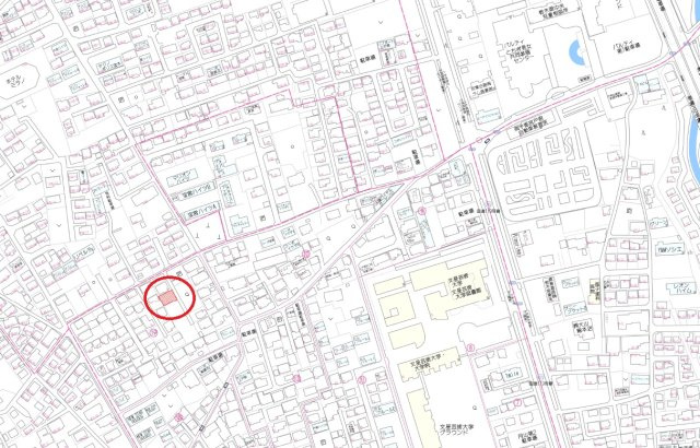 宇都宮市上戸祭4丁目　土地　予約済の地図