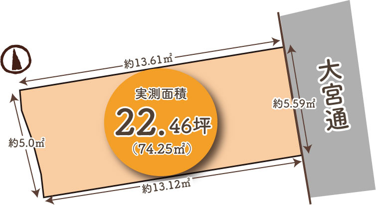 若宮竪町の区画図