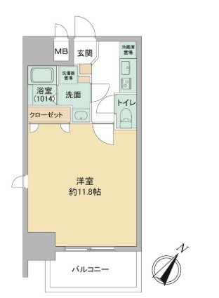 Live Flat Tsukamotoの間取り