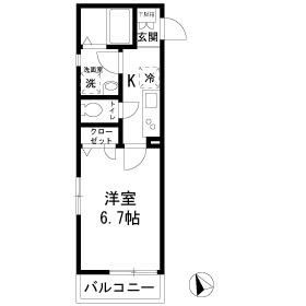 バルシュ矢向の間取り