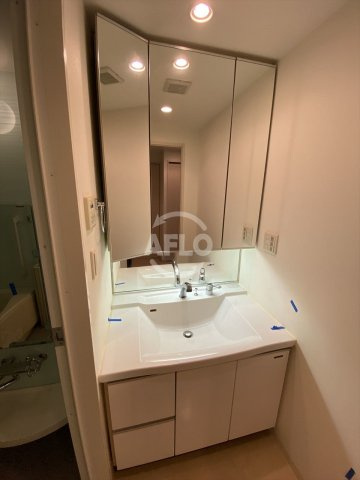 ロイヤルパークス桃坂　桃陽小学校区の独立洗面台|ロイヤルパークス桃坂　洗面化粧台