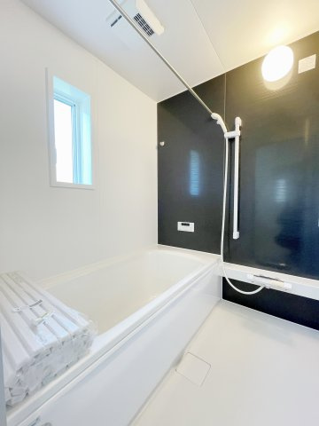 新築戸建・新築建売　石川町下泉第1　石川小・石川中の浴室|浴室暖房乾燥機付きバスルームは一年中快適空間！一日の疲れを癒す空間です！