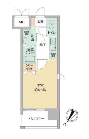 Live Flat Tsukamotoの間取り