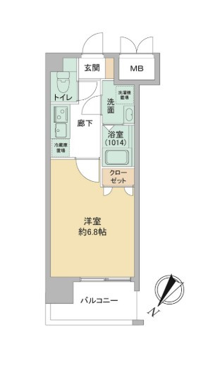 Live Flat Tsukamotoの間取り