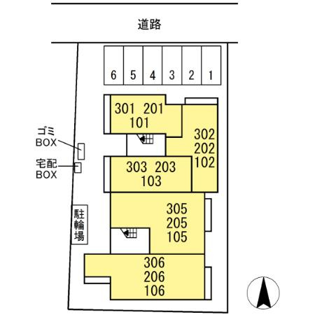 Fleurirの区画図
