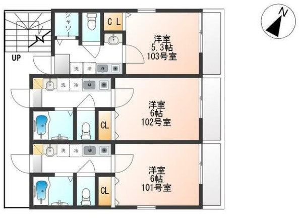 【間取り】 | ソレイユ中野Ⅰ