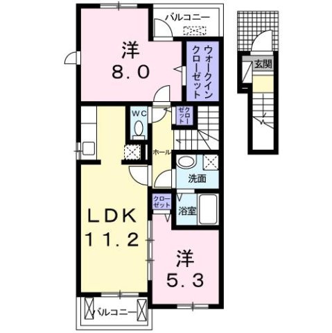 メゾン　なでしこの間取り