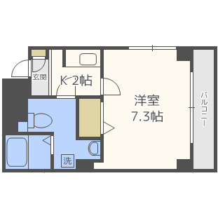 大阪市西区西本町２丁目の賃貸マンションの間取り