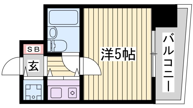 朝日プラザサウスコア姫路の間取り