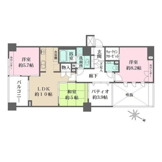 【間取り】 | サンクタス築地