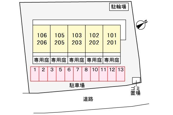 クーマ　　刈谷市近郊の賃貸はクラスホーム刈谷店の駐車場