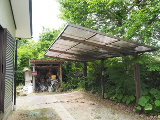 【設備】 | 大網白里市金谷郷　平家 | カーポートです。